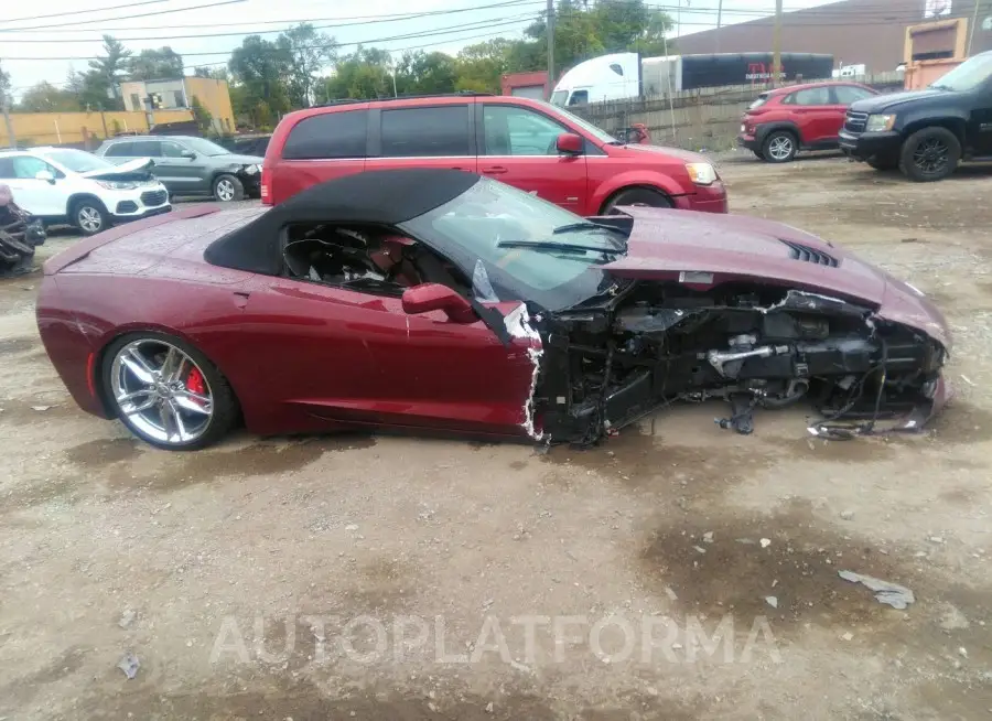 CHEVROLET CORVETTE 2019 vin 1G1YD3D73K5107252 from auto auction Iaai