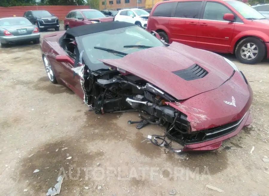 CHEVROLET CORVETTE 2019 vin 1G1YD3D73K5107252 from auto auction Iaai