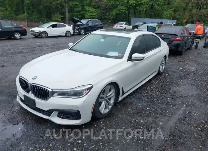 BMW 750I 2016 vin WBA7F2C59GG420399 from auto auction Iaai