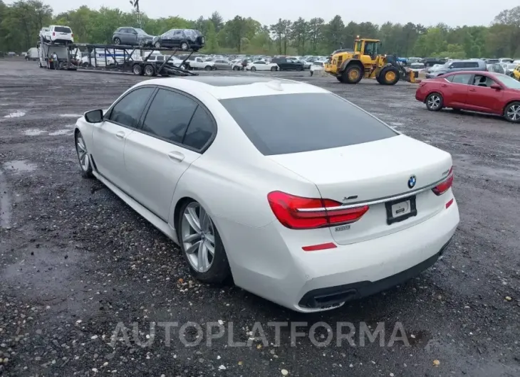 BMW 750I 2016 vin WBA7F2C59GG420399 from auto auction Iaai