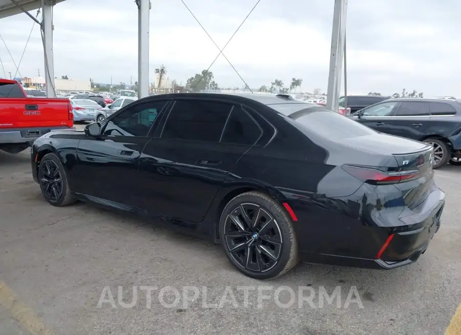 BMW I7 2024 vin WBY53EJ08RCP11058 from auto auction Iaai