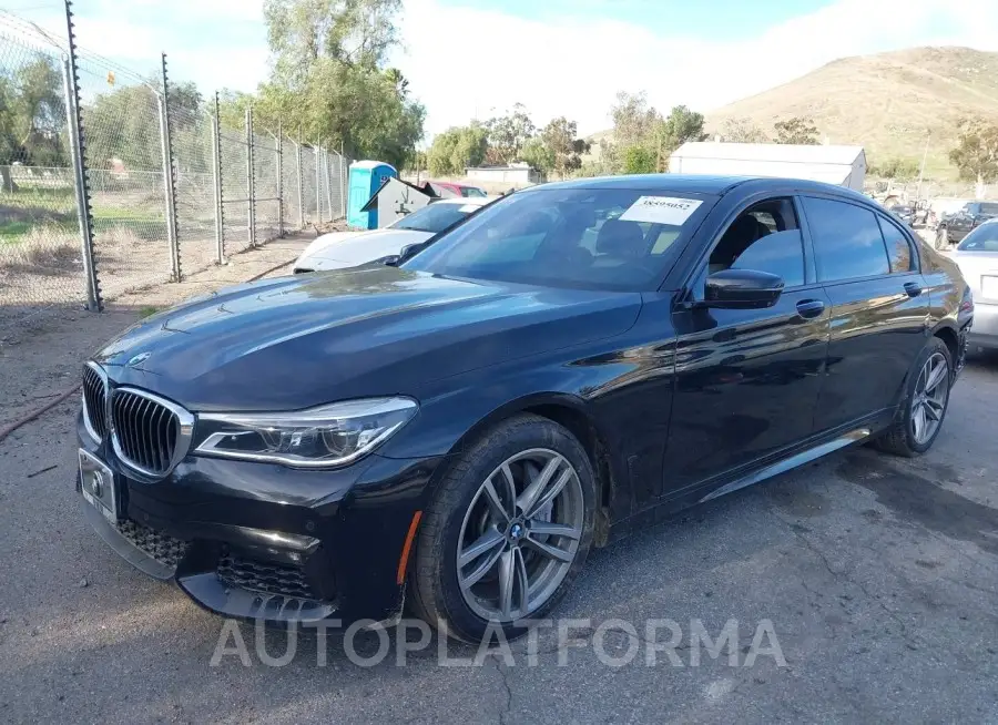 BMW 750I 2017 vin WBA7F0C56HGM21418 from auto auction Iaai