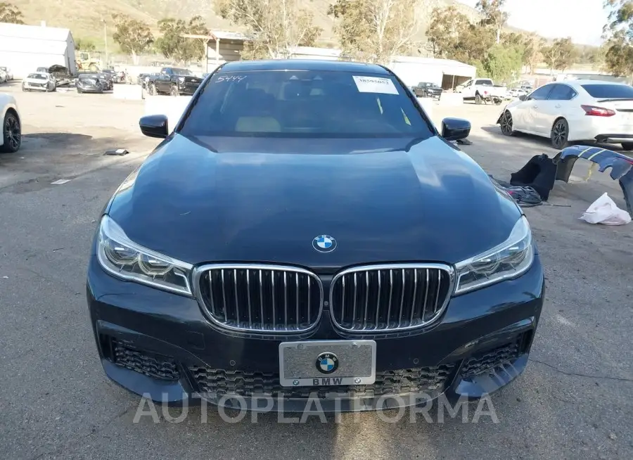 BMW 750I 2017 vin WBA7F0C56HGM21418 from auto auction Iaai