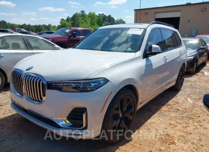 BMW X7 2021 vin 5UXCW2C09M9D77870 from auto auction Iaai