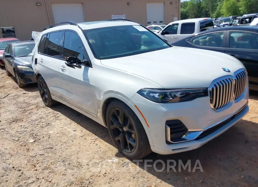 BMW X7 2021 vin 5UXCW2C09M9D77870 from auto auction Iaai