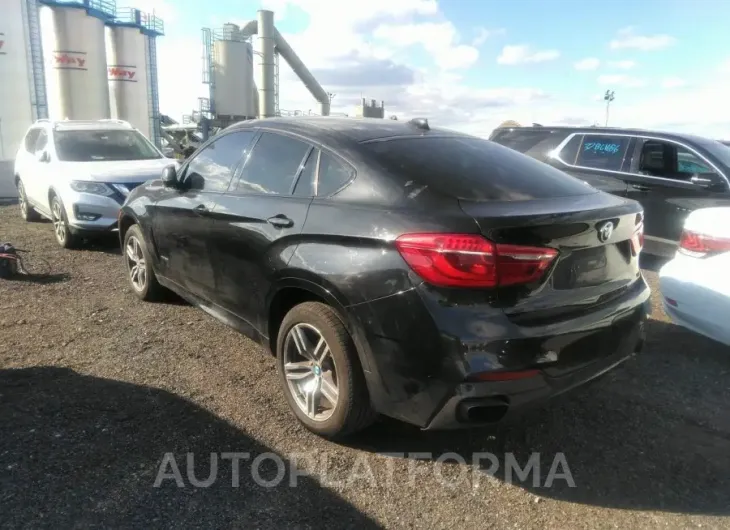 BMW X6 2017 vin 5UXKU6C37H0S99793 from auto auction Iaai