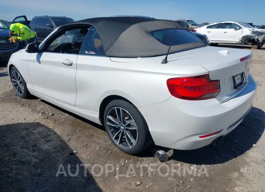 BMW 230I 2018 vin WBA2M7C57JVD51733 from auto auction Iaai