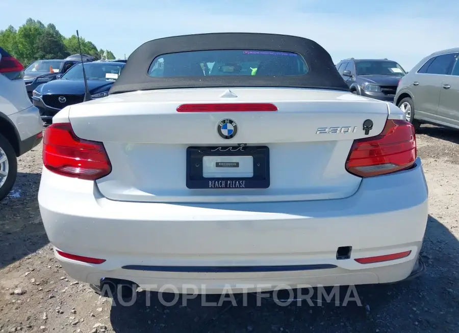 BMW 230I 2018 vin WBA2M7C57JVD51733 from auto auction Iaai