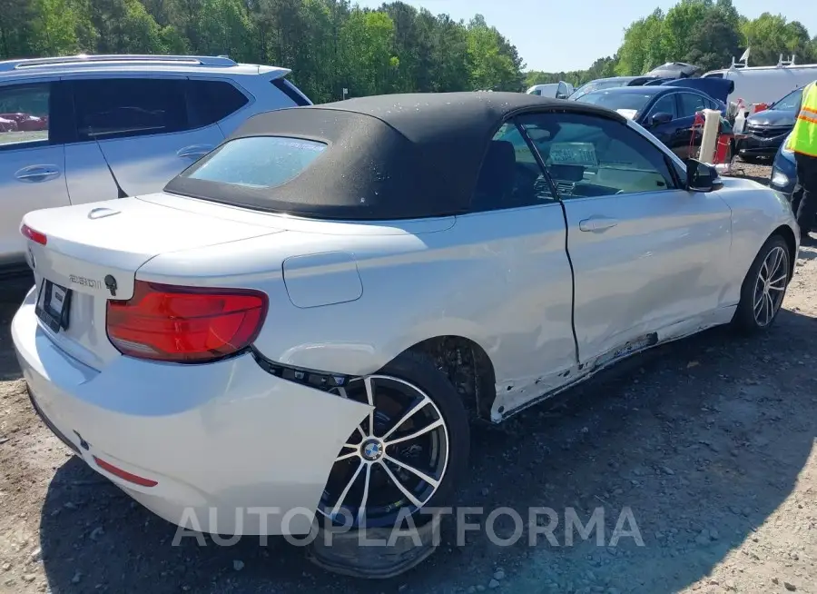 BMW 230I 2018 vin WBA2M7C57JVD51733 from auto auction Iaai