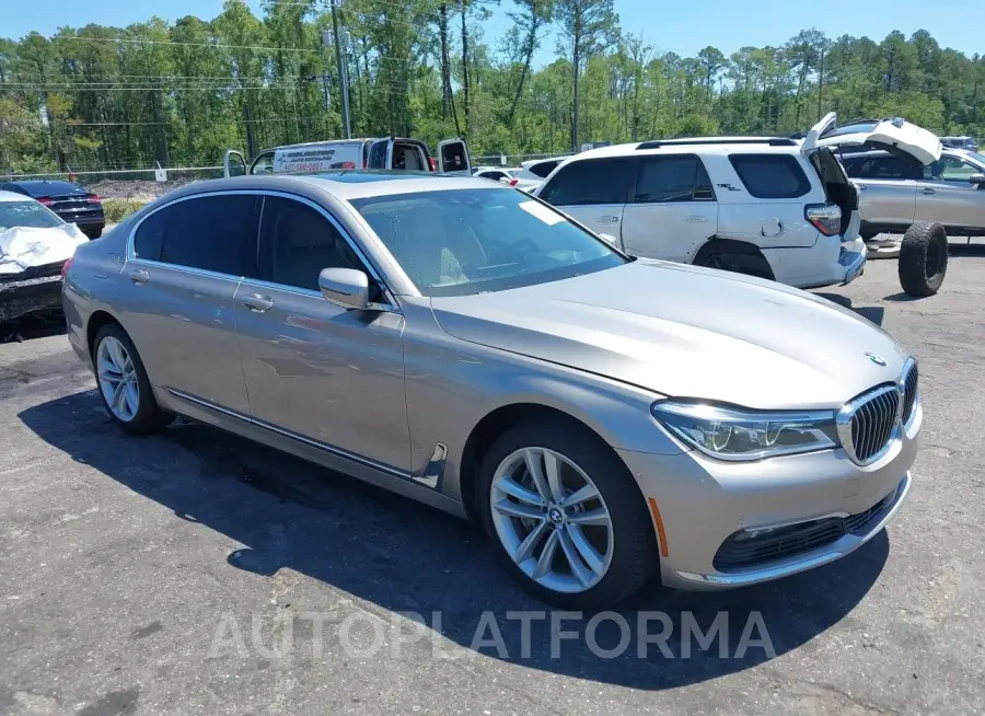 BMW 750I 2017 vin WBA7F0C59HGM21090 from auto auction Iaai