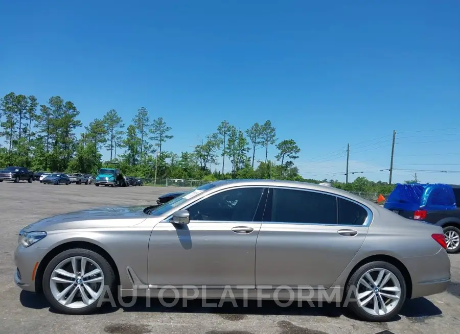 BMW 750I 2017 vin WBA7F0C59HGM21090 from auto auction Iaai