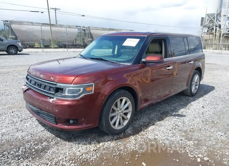 FORD FLEX 2015 vin 2FMGK5D80FBA19284 from auto auction Iaai