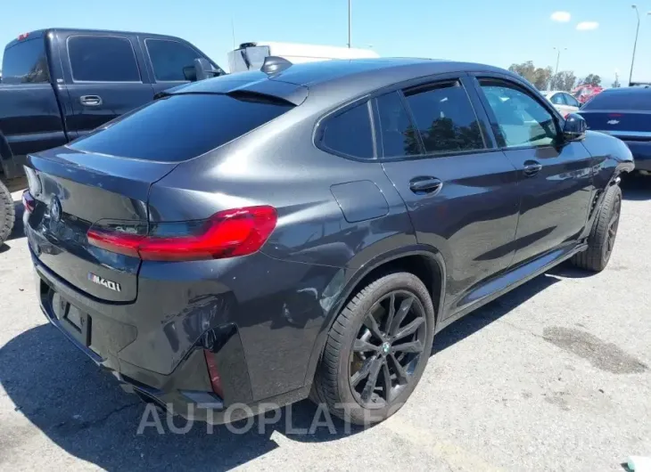 BMW X4 2024 vin 5UX43DT0XR9T69967 from auto auction Iaai