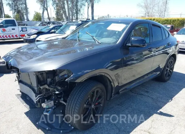 BMW X4 2024 vin 5UX43DT0XR9T69967 from auto auction Iaai