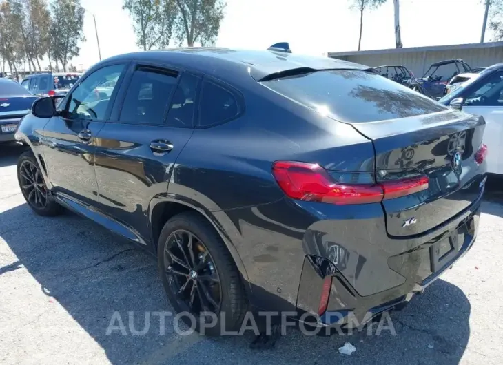 BMW X4 2024 vin 5UX43DT0XR9T69967 from auto auction Iaai