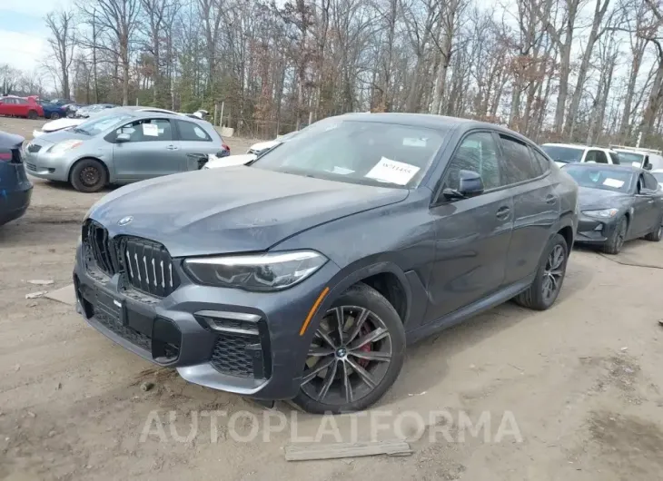 BMW X6 2022 vin 5UXCY6C00N9K15545 from auto auction Iaai