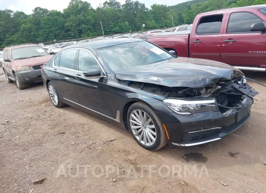 BMW 740I 2019 vin WBA7E2C59KB454674 from auto auction Iaai