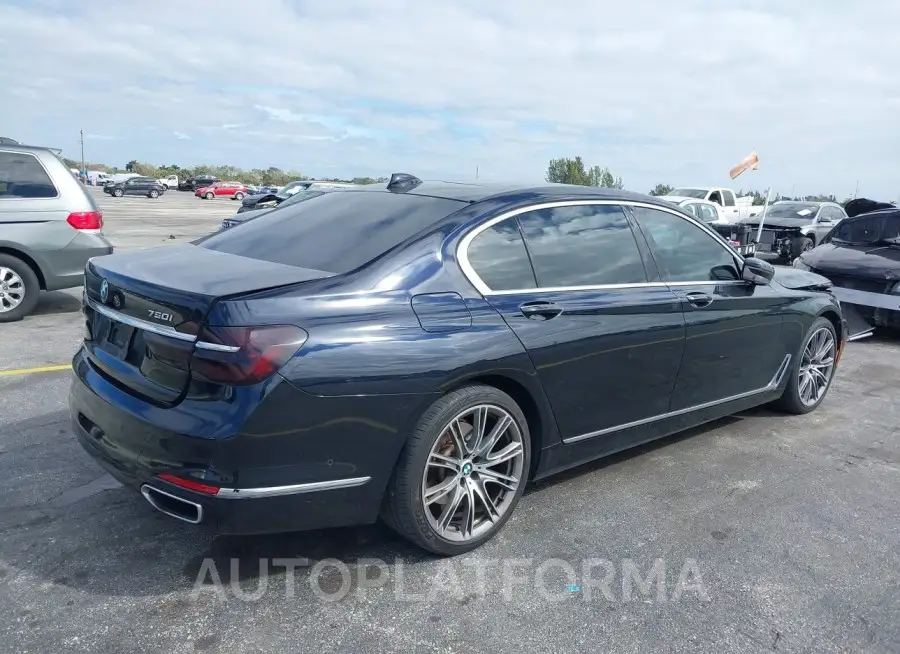 BMW 750I 2018 vin WBA7F0C50JGM23963 from auto auction Iaai