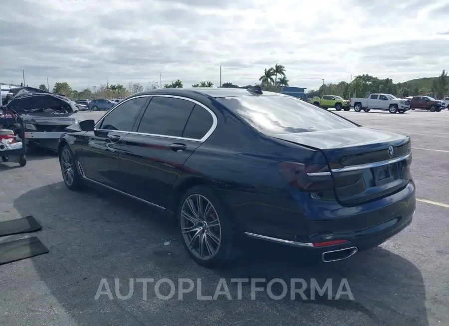 BMW 750I 2018 vin WBA7F0C50JGM23963 from auto auction Iaai