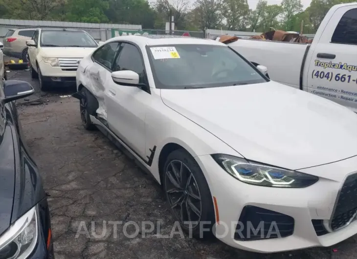 BMW I4 2023 vin WBY73AW07PFP87439 from auto auction Iaai