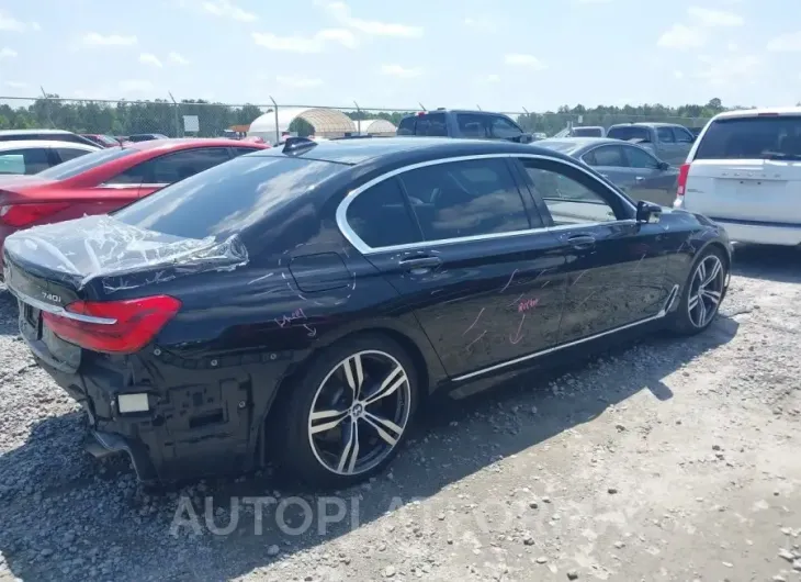 BMW 740I 2017 vin WBA7E2C54HG739648 from auto auction Iaai