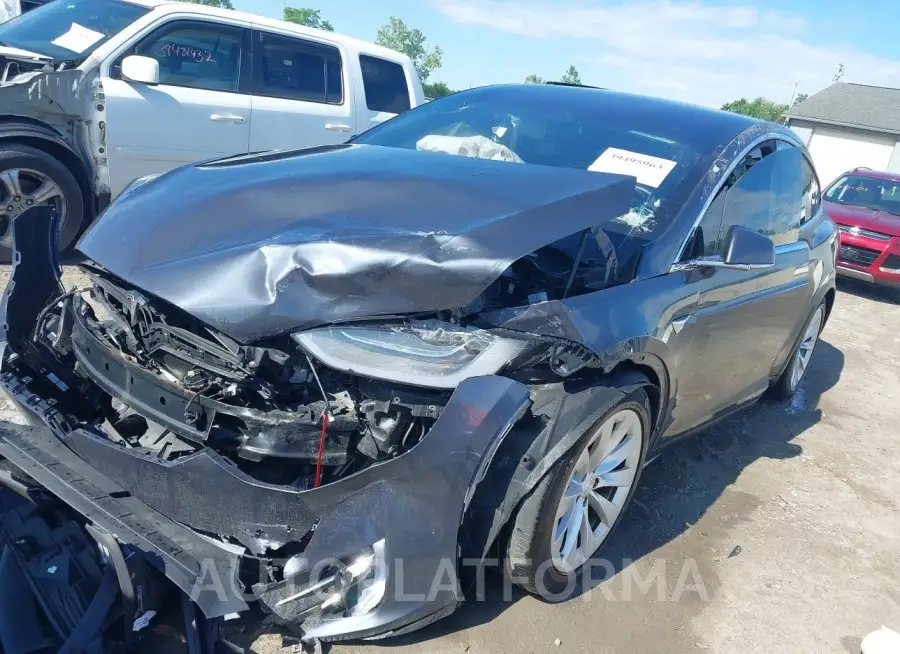 TESLA MODEL X 2019 vin 5YJXCDE20KF162433 from auto auction Iaai