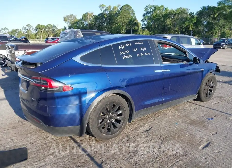 TESLA MODEL X 2017 vin 5YJXCDE2XHF054121 from auto auction Iaai