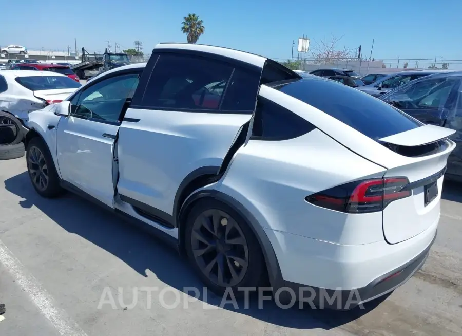 TESLA MODEL X 2023 vin 7SAXCBE50PF424881 from auto auction Iaai