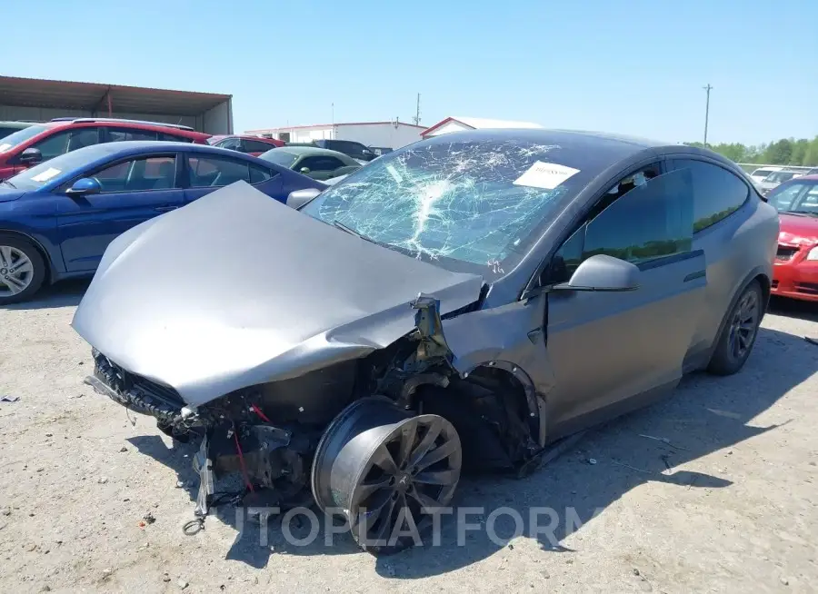 TESLA MODEL X 2019 vin 5YJXCAE28KF187899 from auto auction Iaai