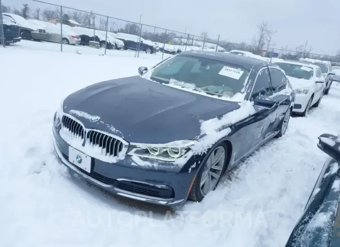 BMW 750I 2016 vin WBA7F2C56GG417170 from auto auction Iaai