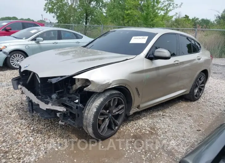 BMW X4 2019 vin 5UXUJ5C54KLJ63804 from auto auction Iaai