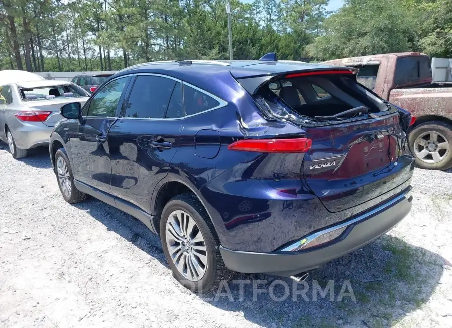 TOYOTA VENZA 2021 vin JTEAAAAH4MJ055512 from auto auction Iaai