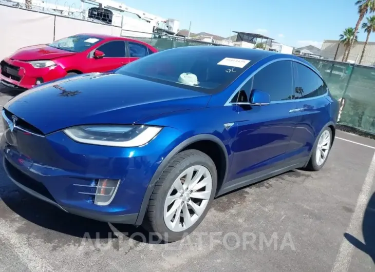 TESLA MODEL X 2016 vin 5YJXCBE27GF009057 from auto auction Iaai