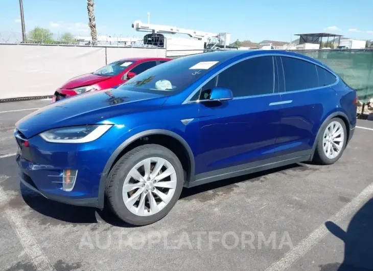 TESLA MODEL X 2016 vin 5YJXCBE27GF009057 from auto auction Iaai