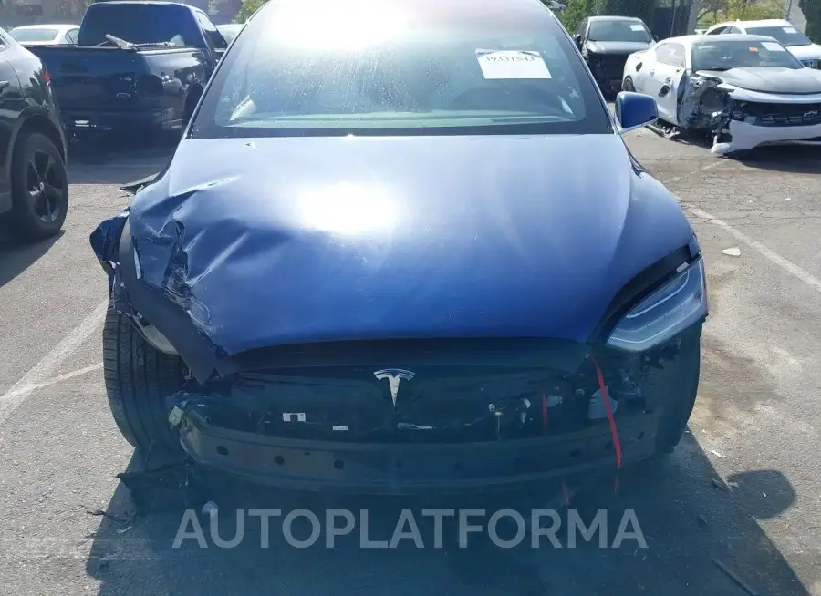 TESLA MODEL X 2016 vin 5YJXCBE49GF018148 from auto auction Iaai