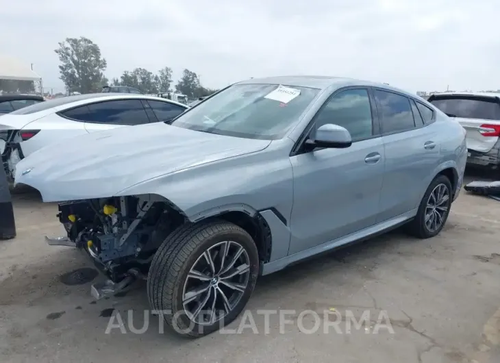 BMW X6 2024 vin 5UX33EX01R9R42931 from auto auction Iaai