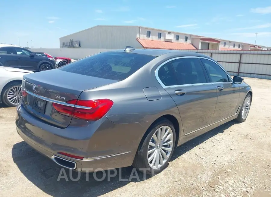 BMW 740I 2016 vin WBA7E2C59GG739031 from auto auction Iaai