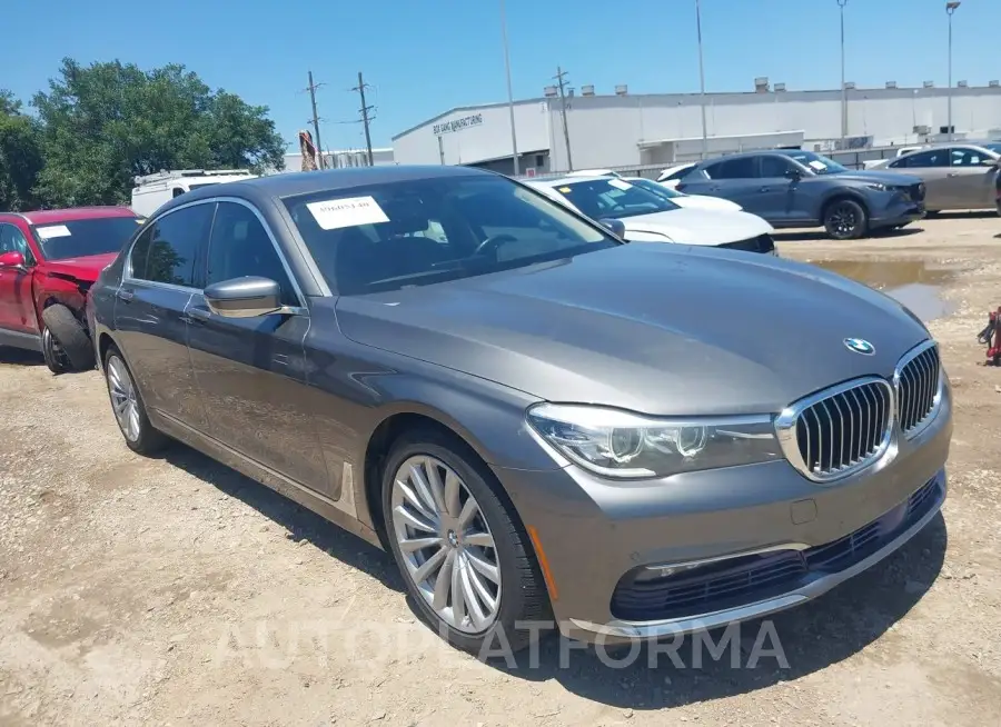 BMW 740I 2016 vin WBA7E2C59GG739031 from auto auction Iaai