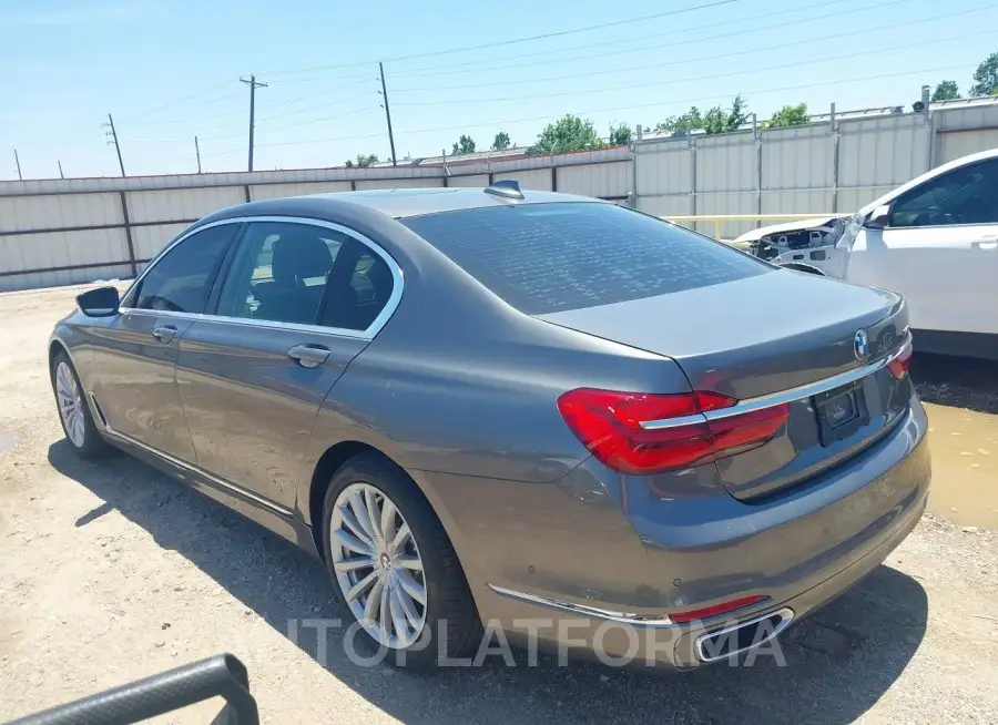 BMW 740I 2016 vin WBA7E2C59GG739031 from auto auction Iaai