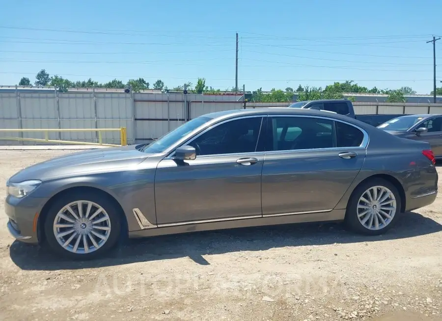 BMW 740I 2016 vin WBA7E2C59GG739031 from auto auction Iaai