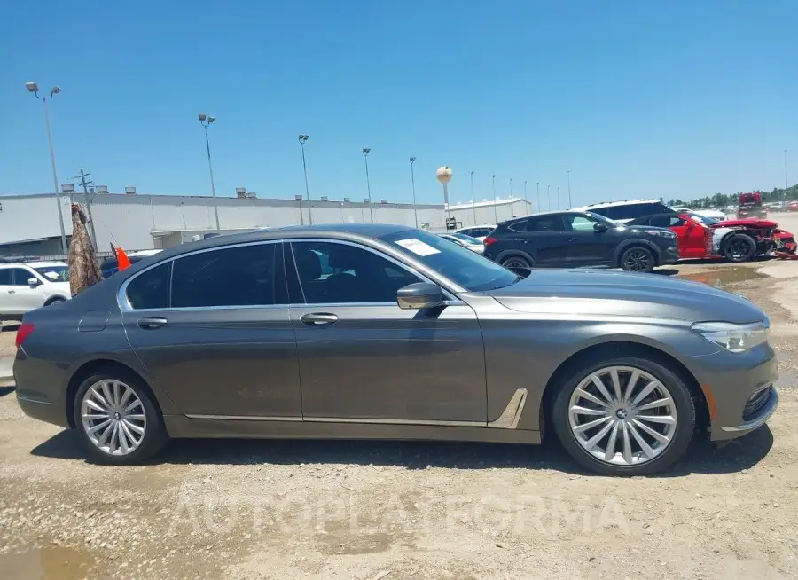 BMW 740I 2016 vin WBA7E2C59GG739031 from auto auction Iaai