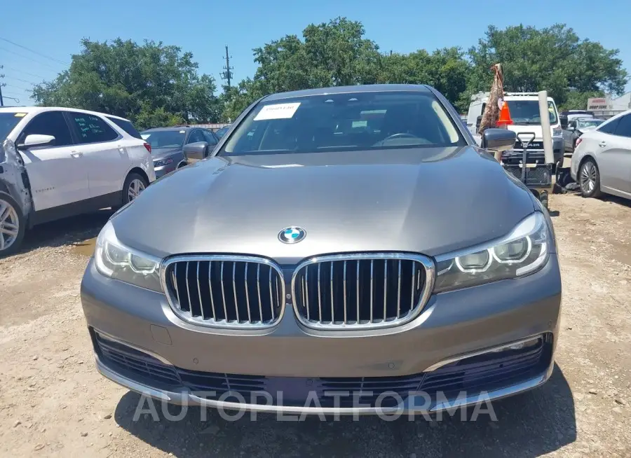 BMW 740I 2016 vin WBA7E2C59GG739031 from auto auction Iaai