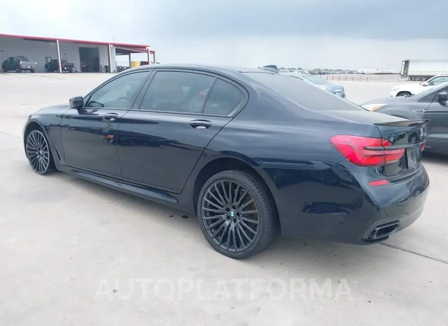 BMW 750I 2017 vin WBA7F0C53HGM21246 from auto auction Iaai