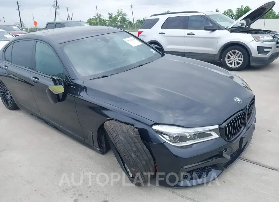 BMW 750I 2017 vin WBA7F0C53HGM21246 from auto auction Iaai