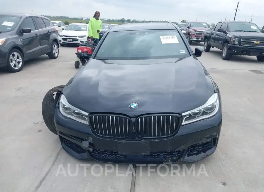 BMW 750I 2017 vin WBA7F0C53HGM21246 from auto auction Iaai