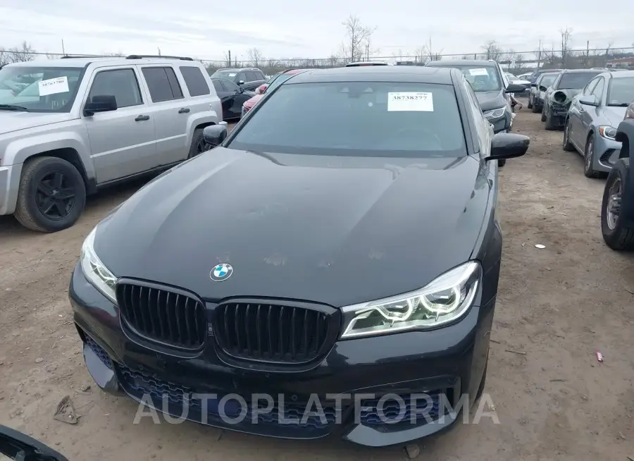 BMW 750I 2016 vin WBA7F2C58GG420698 from auto auction Iaai