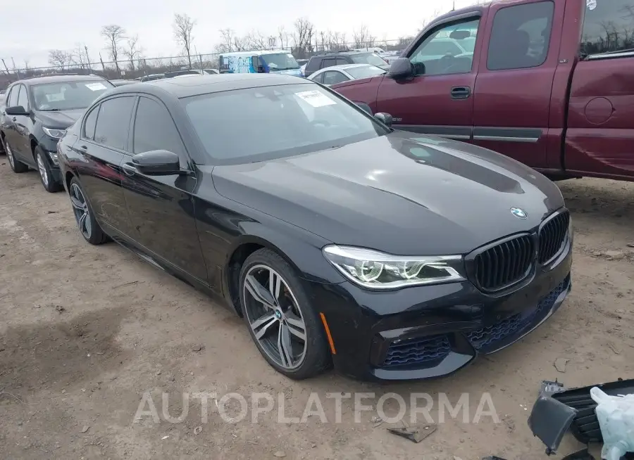 BMW 750I 2016 vin WBA7F2C58GG420698 from auto auction Iaai