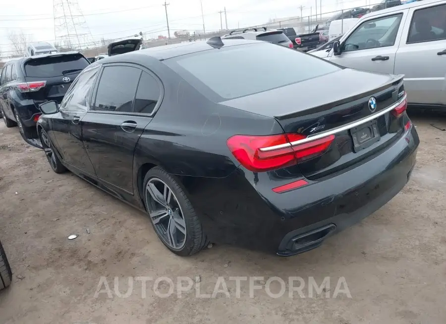 BMW 750I 2016 vin WBA7F2C58GG420698 from auto auction Iaai