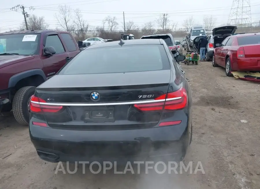 BMW 750I 2016 vin WBA7F2C58GG420698 from auto auction Iaai