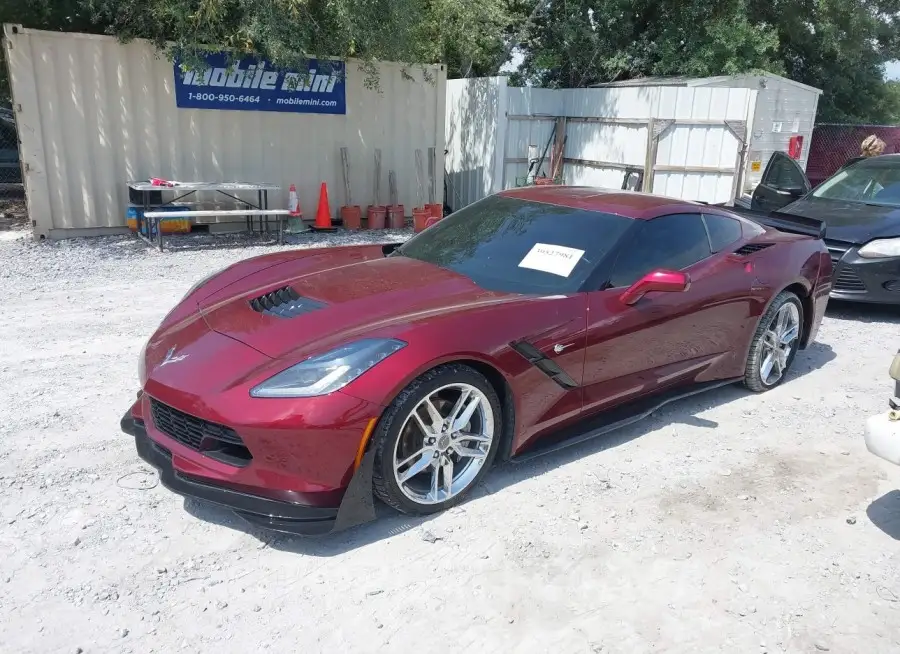 CHEVROLET CORVETTE 2019 vin 1G1YB2D76K5123462 from auto auction Iaai